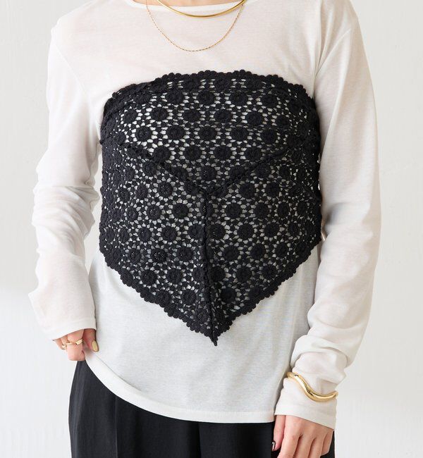  「【PAPILLONNER/パピヨネ】マルチウェイレースバブーシュカ」|マフラー|