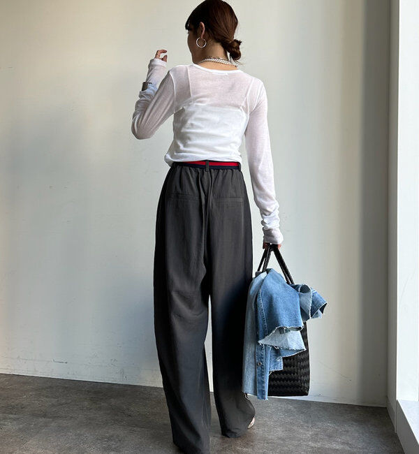  「【新色追加】コットンシアーTEE」|Tシャツ・カットソー|