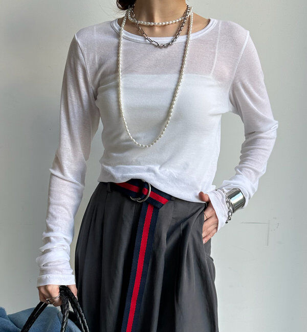  「【新色追加】コットンシアーTEE」|Tシャツ・カットソー|