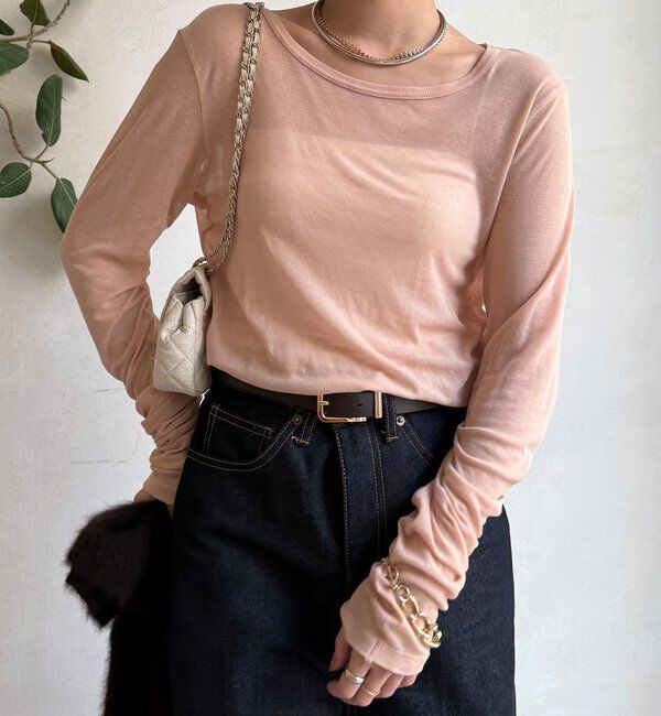  「【新色追加】コットンシアーTEE」|Tシャツ・カットソー|