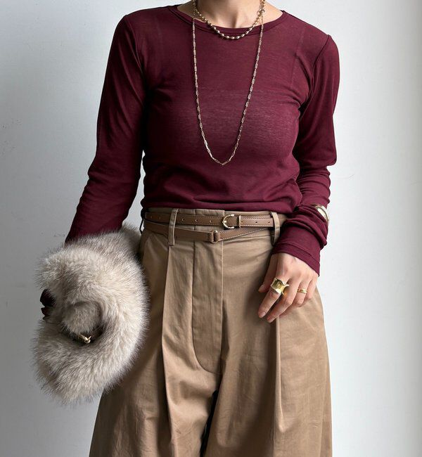  「【新色追加】コットンシアーTEE」|Tシャツ・カットソー|