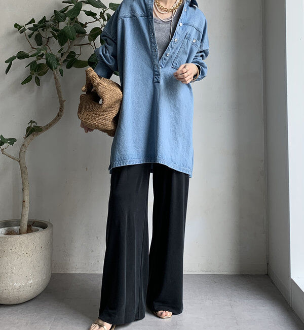  「ラメリブチュールタンク」|Tシャツ・カットソー|