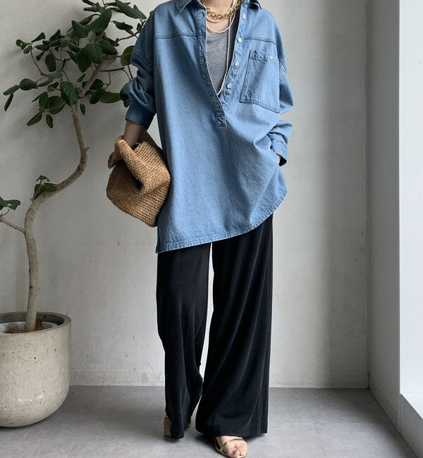  「ラメリブチュールタンク」|Tシャツ・カットソー|