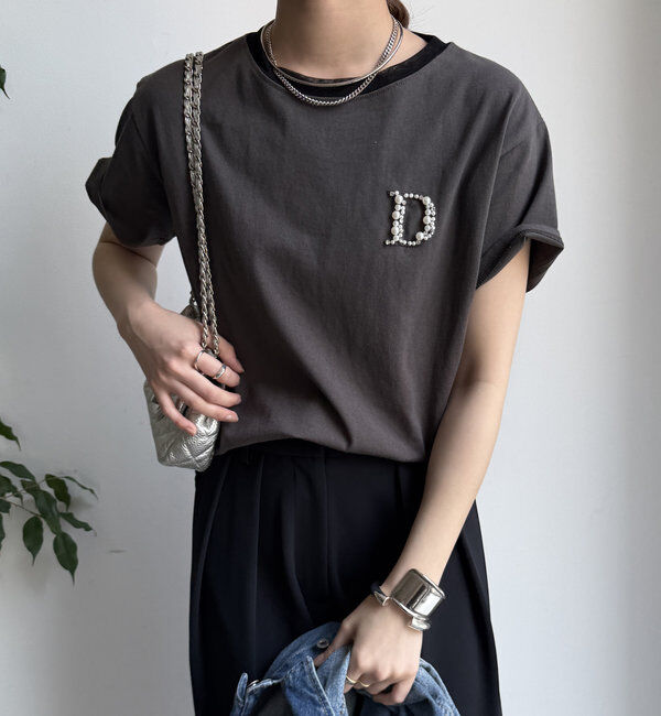  「DビジューTEE」|Tシャツ・カットソー|