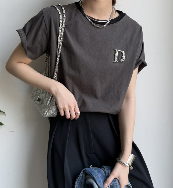  「DビジューTEE」|Tシャツ・カットソー|