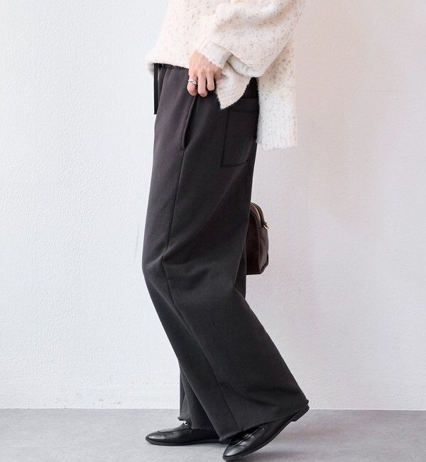  「【リラックスした履き心地】裏起毛スウェットパンツ」|チノ|