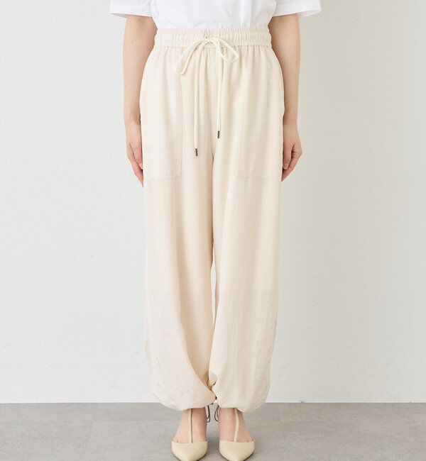  「【セットアップ可/こなれ感抜群】ガーメントダイ2wayワイドパンツ」|チノ|
