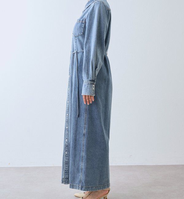  「よっし～&times;A・MONN/デニムシャツマルチワンピース」|ワンピース|