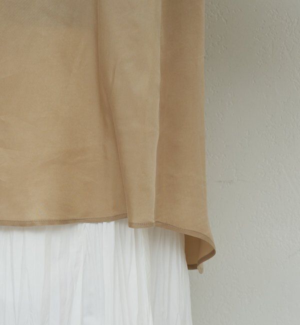  「【洗練ブラウス】【2way】キュプラブラウス」|シャツ・ブラウス|