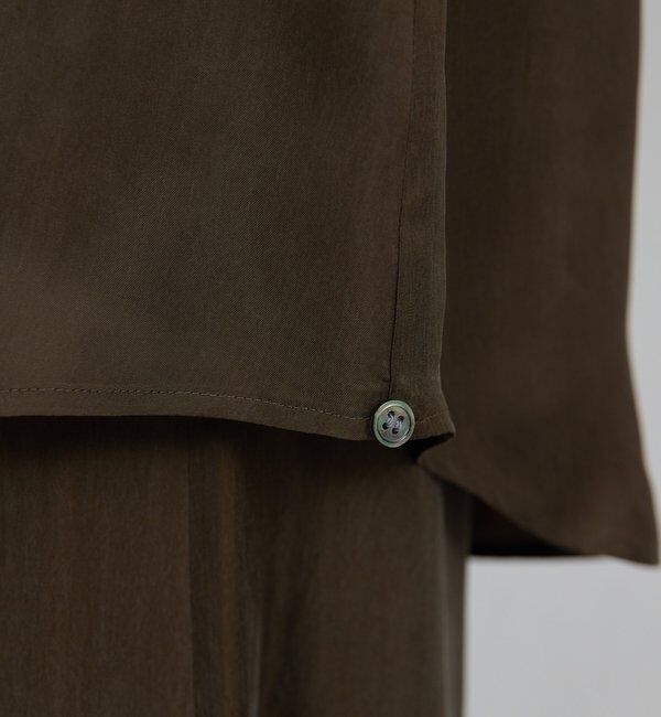  「【洗練ブラウス】【2way】キュプラブラウス」|シャツ・ブラウス|