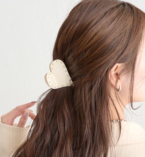  「マーブルハートヘアクリップ」|その他|