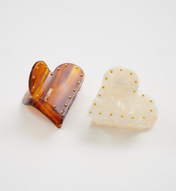  「マーブルハートヘアクリップ」|その他|