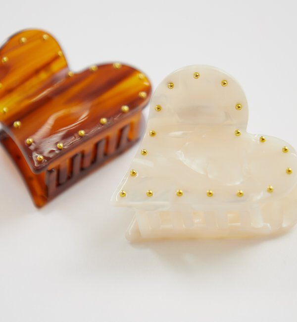  「マーブルハートヘアクリップ」|その他|