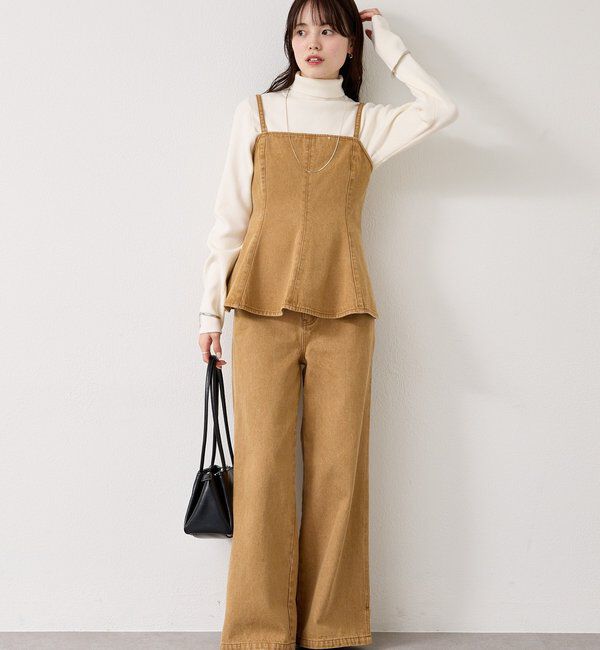  「裾スリットフレアデニム」|デニム|