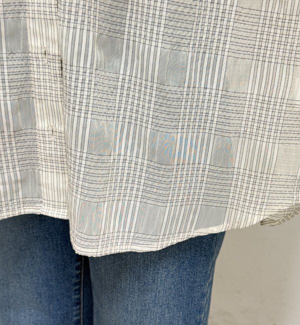  「シアーチェックシャツ」|シャツ・ブラウス|