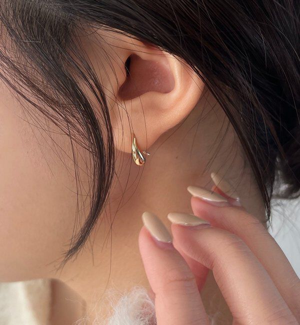  「〈GOLDY/ゴールディ〉ドロップフックピアス」|リング|