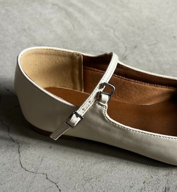  「Wストラップフラットシューズ」|その他|