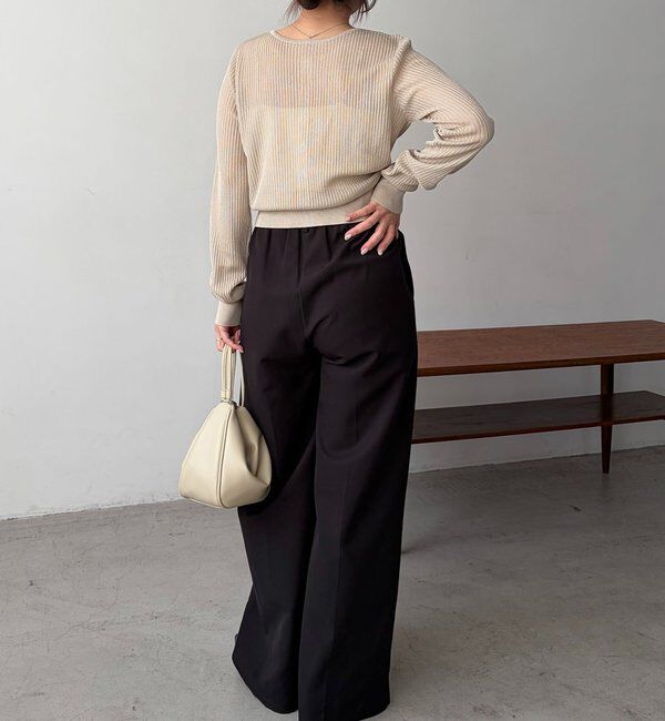  「シアーリブカーディガン」|カーディガン|