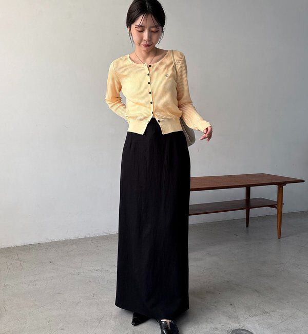  「シアーリブカーディガン」|カーディガン|