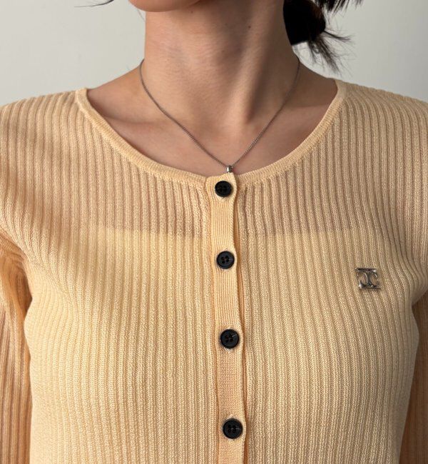  「シアーリブカーディガン」|カーディガン|