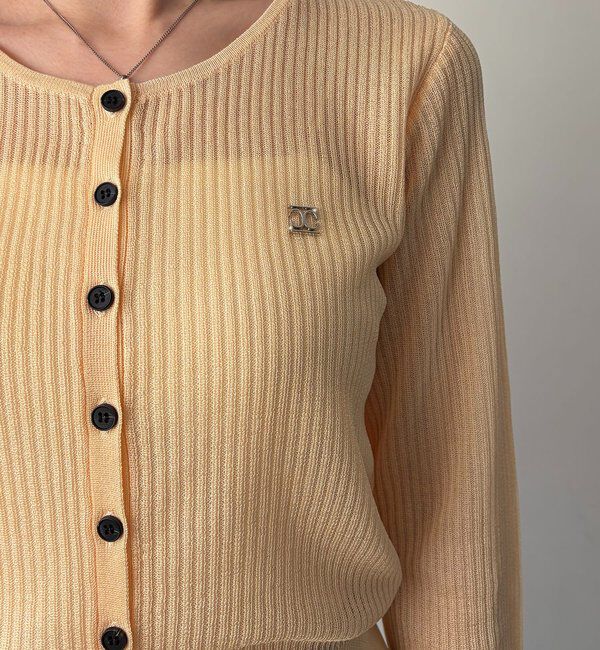  「シアーリブカーディガン」|カーディガン|