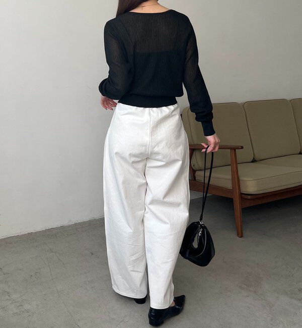  「シアーリブカーディガン」|カーディガン|