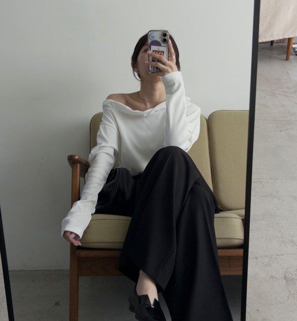  「バルーンネックロンT」|Tシャツ・カットソー|