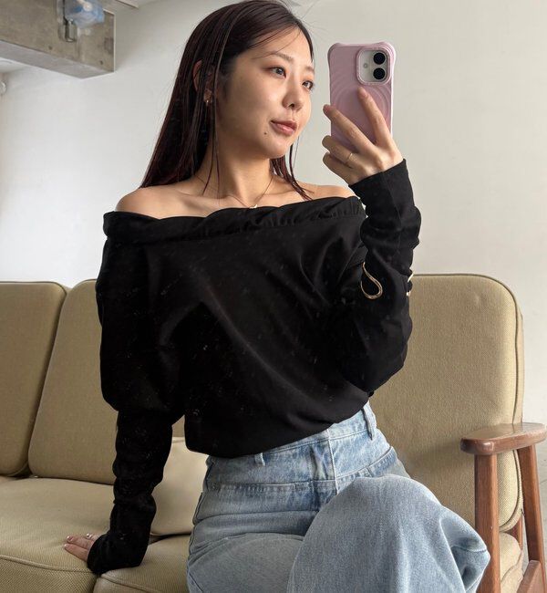  「バルーンネックロンT」|Tシャツ・カットソー|