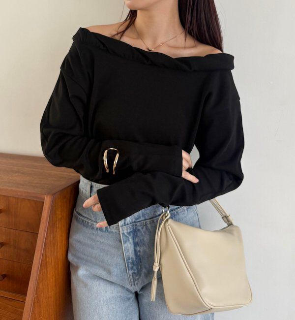  「バルーンネックロンT」|Tシャツ・カットソー|