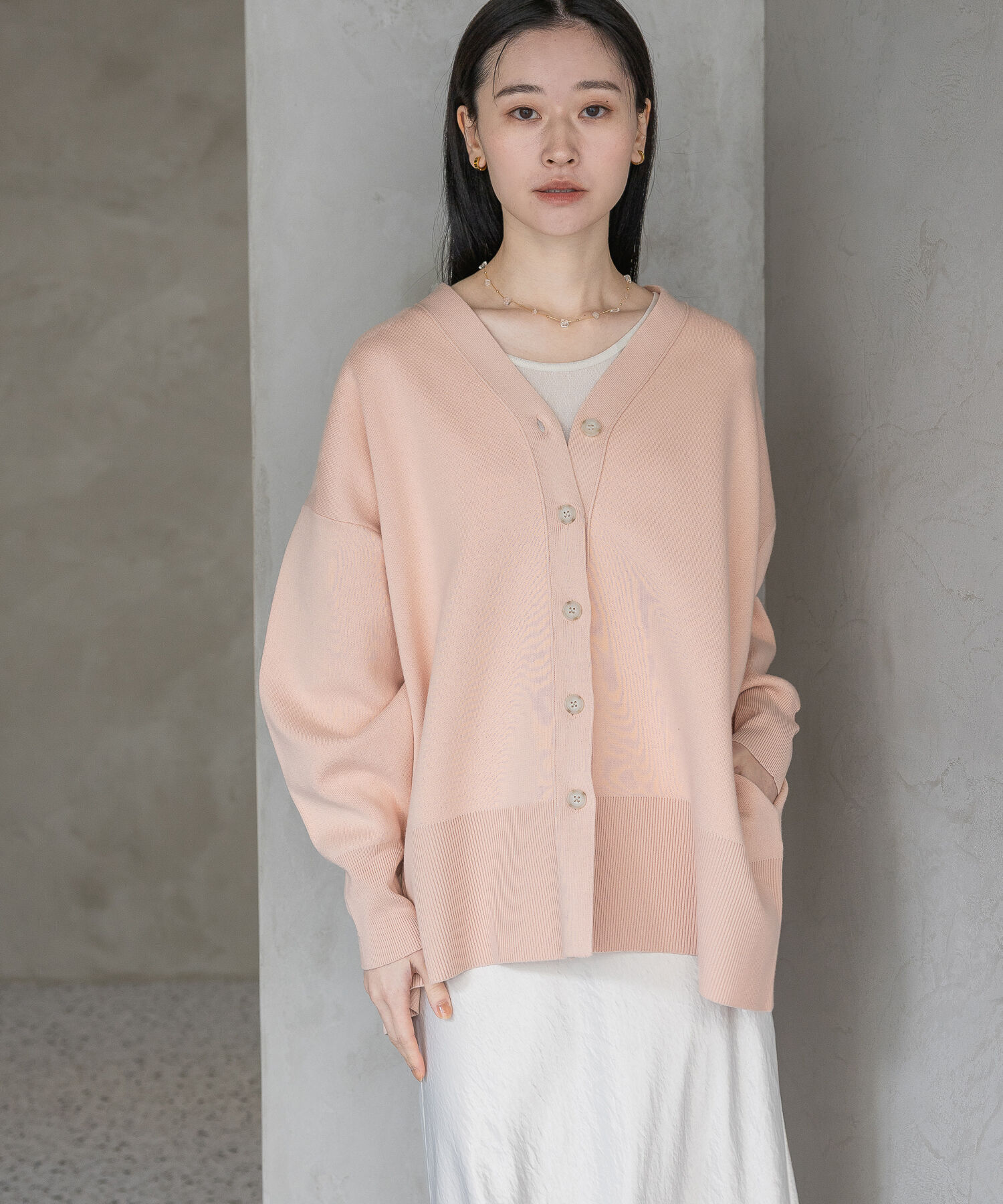 A part by 「【新色追加】スポンジニットBIGカーディガン」|ニット・セーター|