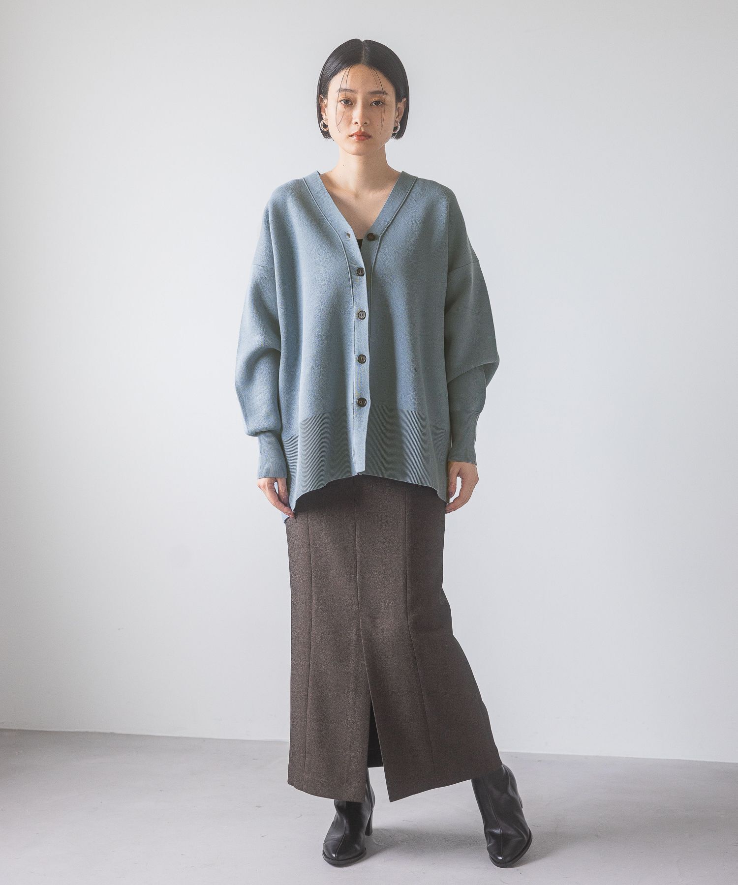 A part by 「【新色追加】スポンジニットBIGカーディガン」|ニット・セーター|