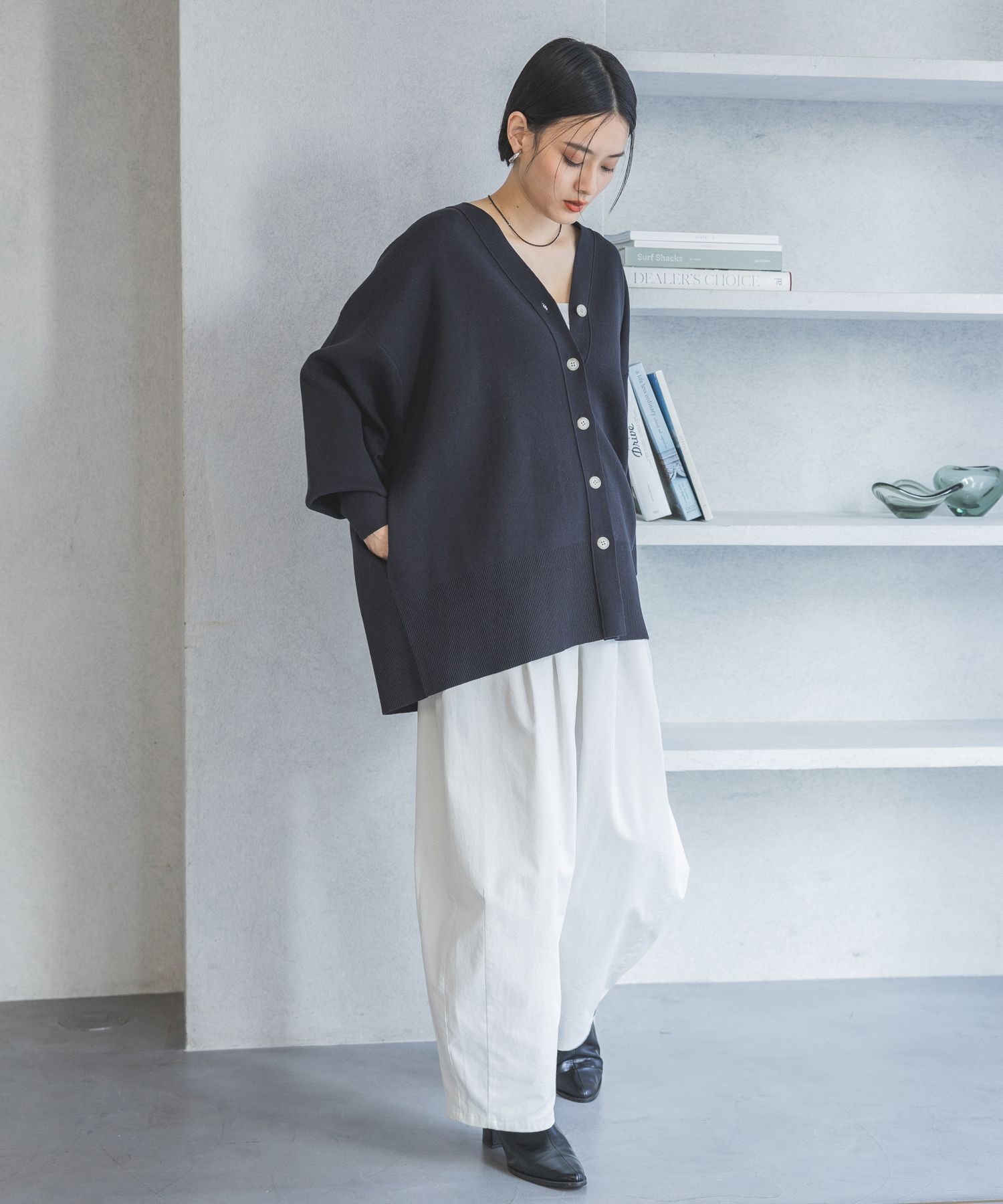 A part by 「【新色追加】スポンジニットBIGカーディガン」|ニット・セーター|