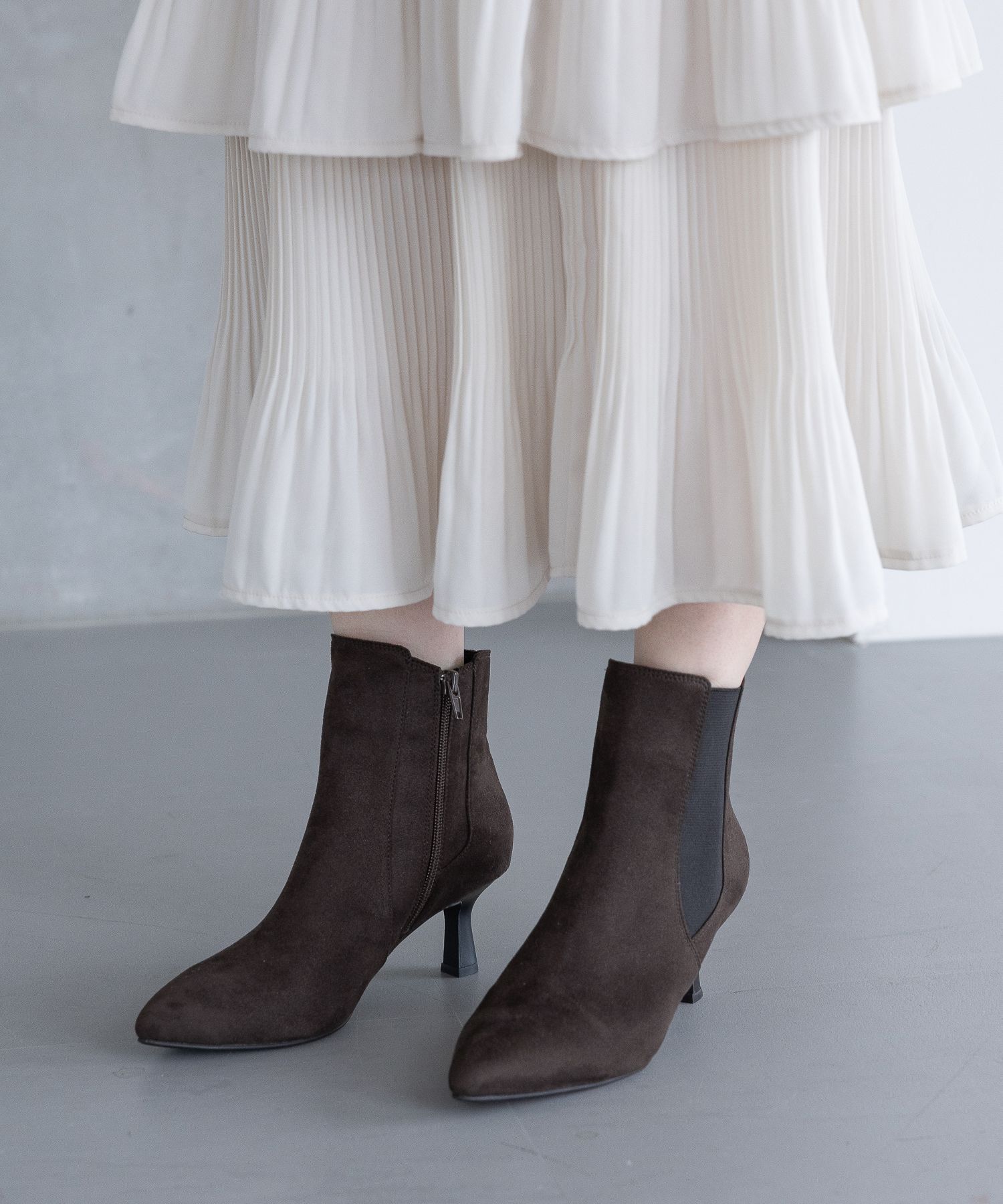 A part by 「サイドゴアヒールブーツ」|ショートブーツ|