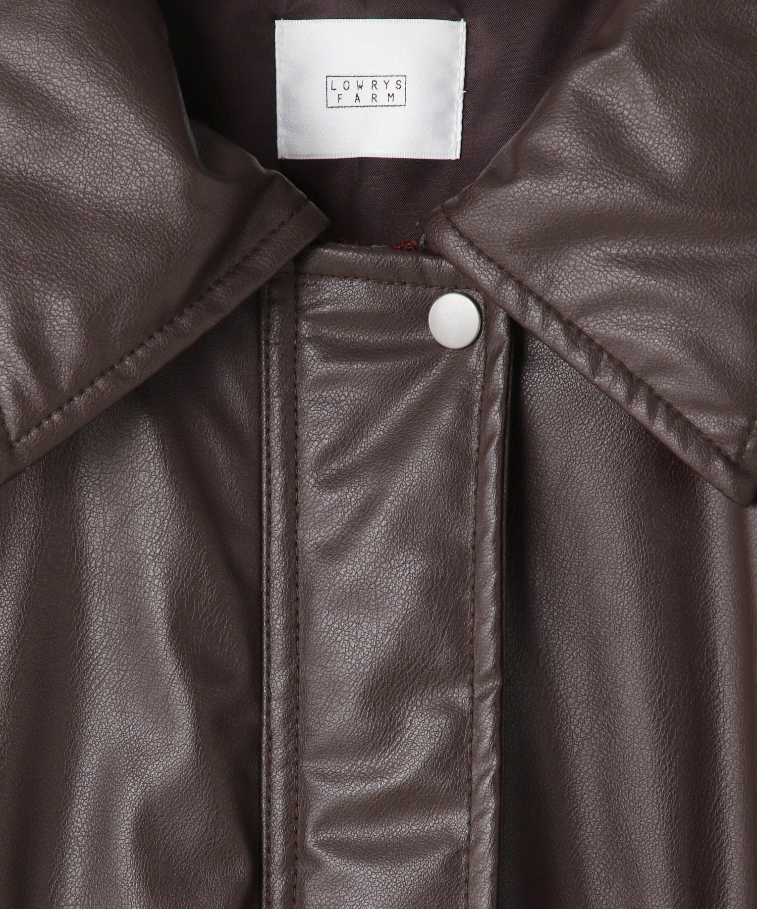 LOWRYS FARM「ナカワタレザーブルゾン」|その他|