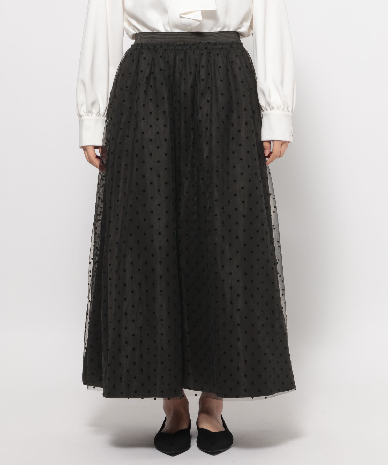 「【入卒／セレモニー】ｄｏｔスカート」|スカート|