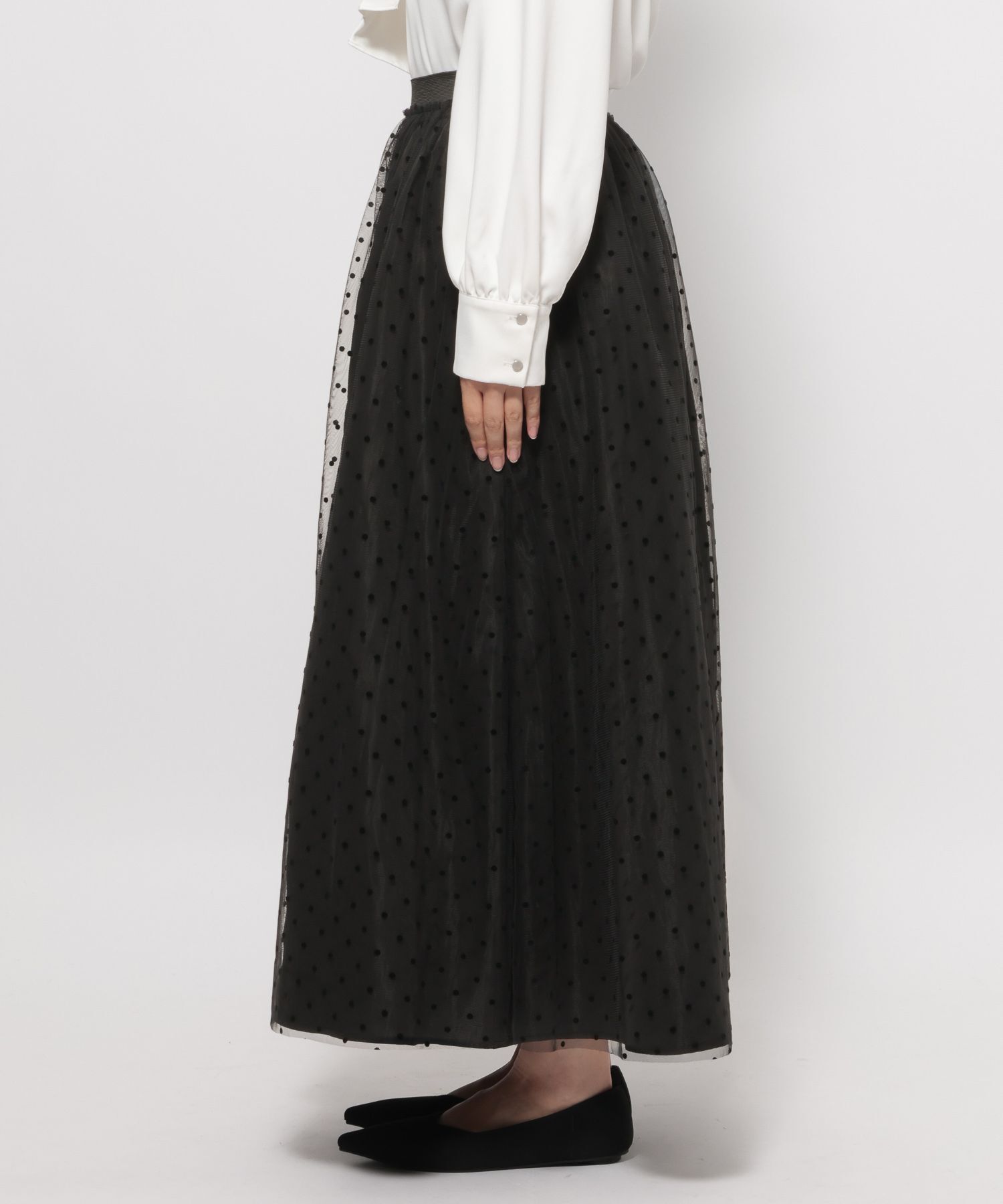  「【入卒／セレモニー】ｄｏｔスカート」|スカート|