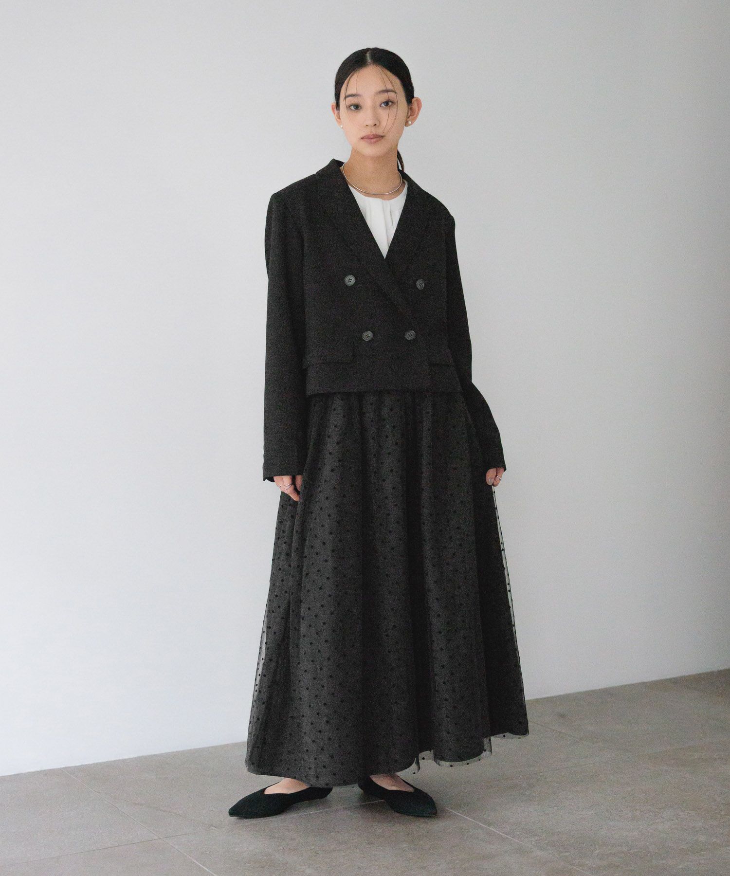  「【入卒／セレモニー】ｄｏｔスカート」|スカート|