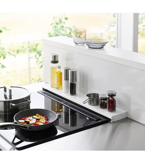 collex「【tower/タワー】奥行伸縮排気口カバー60cmコンロ用」|食器・キッチングッズ|