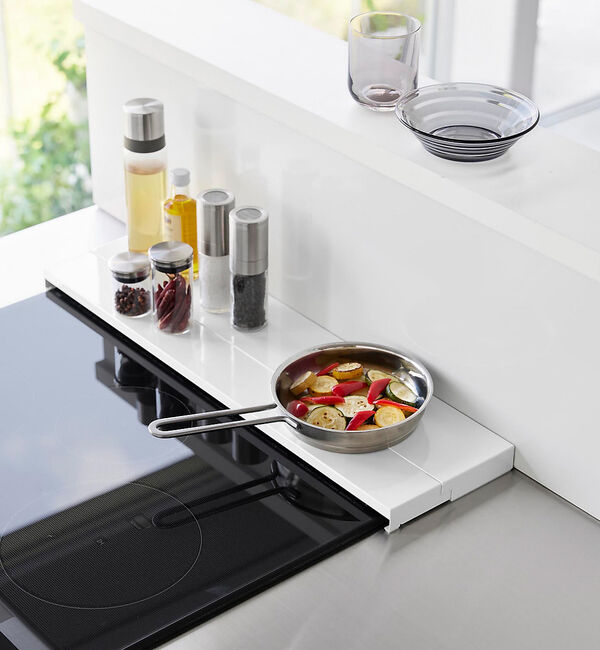 collex「【tower/タワー】奥行伸縮排気口カバー60cmコンロ用」|食器・キッチングッズ|