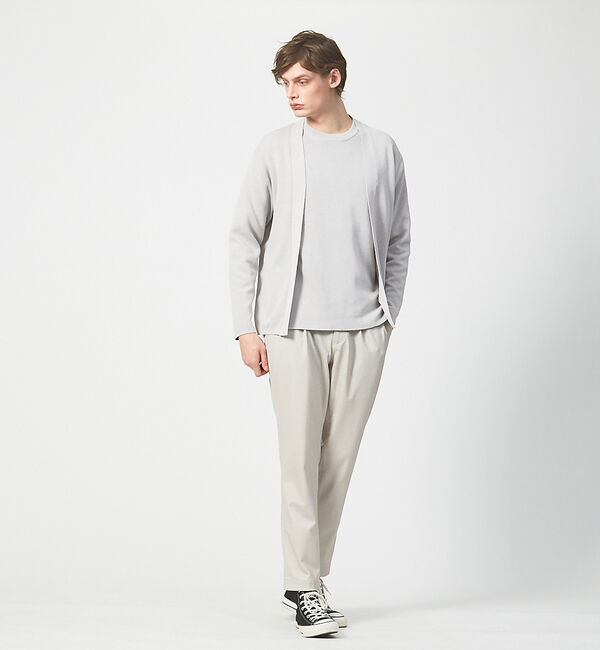 ABAHOUSE「【アンサンブル可能】リバー ニット クルーネック プルオーバー」|ニット・セーター|