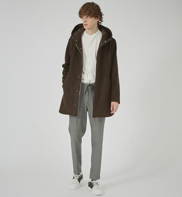 ABAHOUSE「【毛玉レス】ウール調メルトン フードコート」|その他|