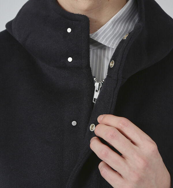 ABAHOUSE「【毛玉レス】ウール調メルトン フードコート」|その他|