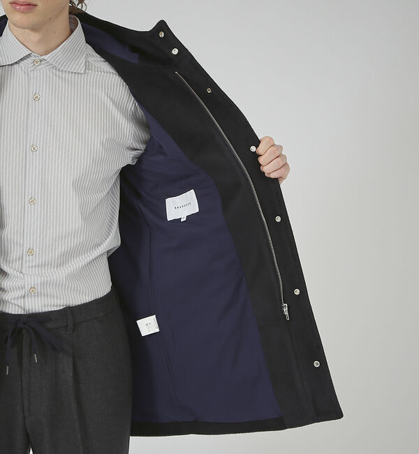 ABAHOUSE「【毛玉レス】ウール調メルトン フードコート」|その他|