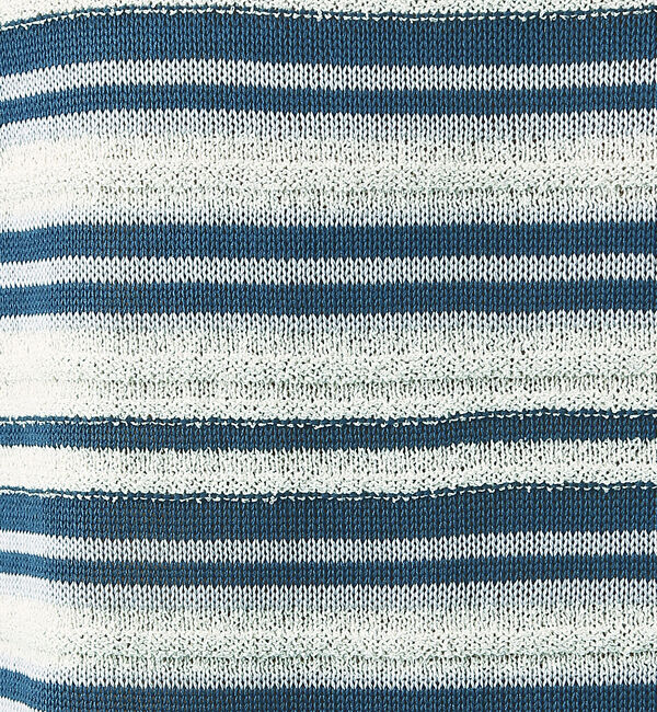 ABAHOUSE「【WEB限定】ランダムボーダーサマーニット/ユニセックス」|ニット・セーター|