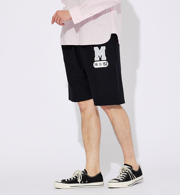 ABAHOUSE「【Champion】Mプリント ショーツ」|その他|ブラック