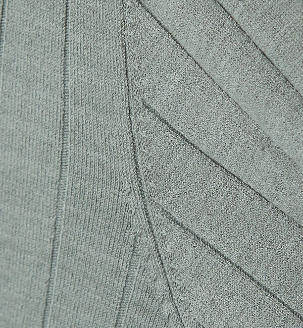 ABAHOUSE「【カシミアタッチ】12ゲージ ワイドリブ クルーネック ニット」|ニット・セーター|