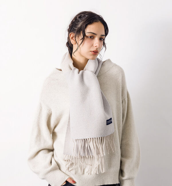 ABAHOUSE「ウール100％　ヘリンボーンマフラー　バイカラー」|マフラー|