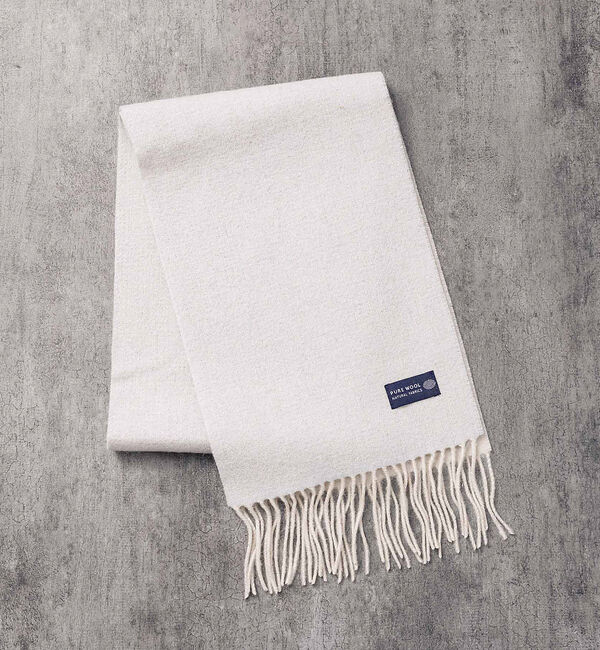 ABAHOUSE「ウール100％　ヘリンボーンマフラー　バイカラー」|マフラー|