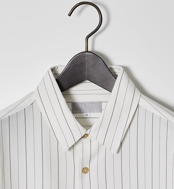 ABAHOUSE「【定番】レギュラーカラーストライプシャツ」|シャツ・ブラウス|