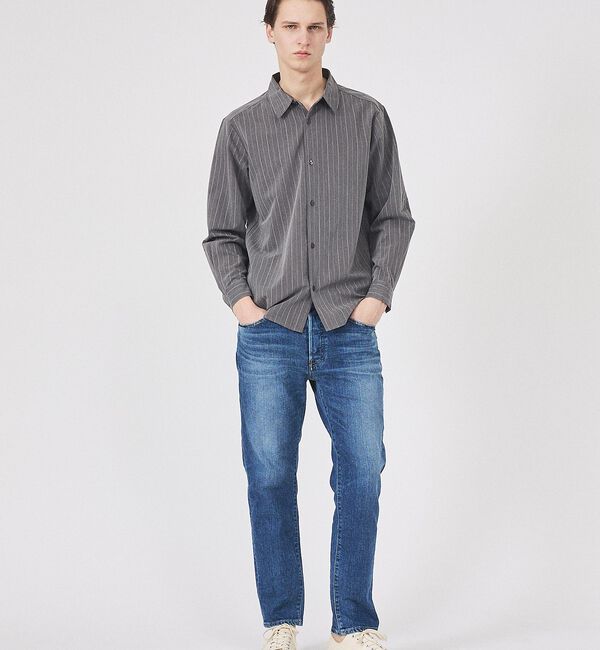 ABAHOUSE「【定番】レギュラーカラーストライプシャツ」|シャツ・ブラウス|